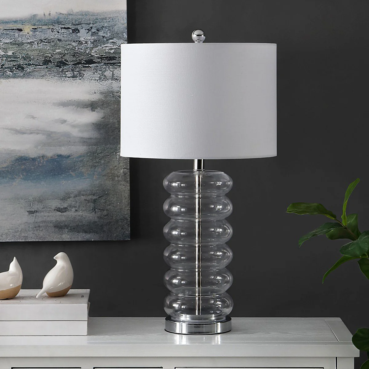 Safavieh Peli Glass Table Lamp - Clear - Image 3