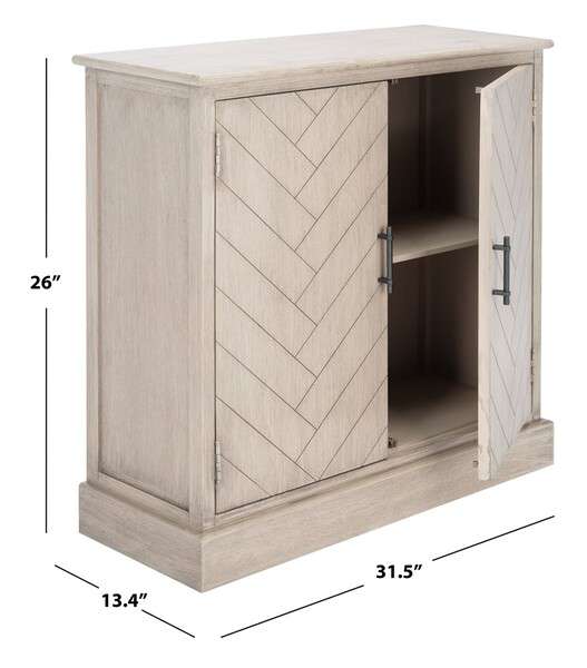 Safavieh Peyton 2 Door Sideboard - Greige - Image 4