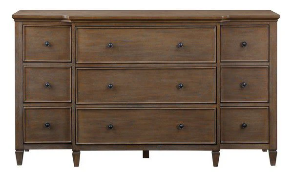 Safavieh Phineas 9 Drawer Sideboard - Walnut - Image 2