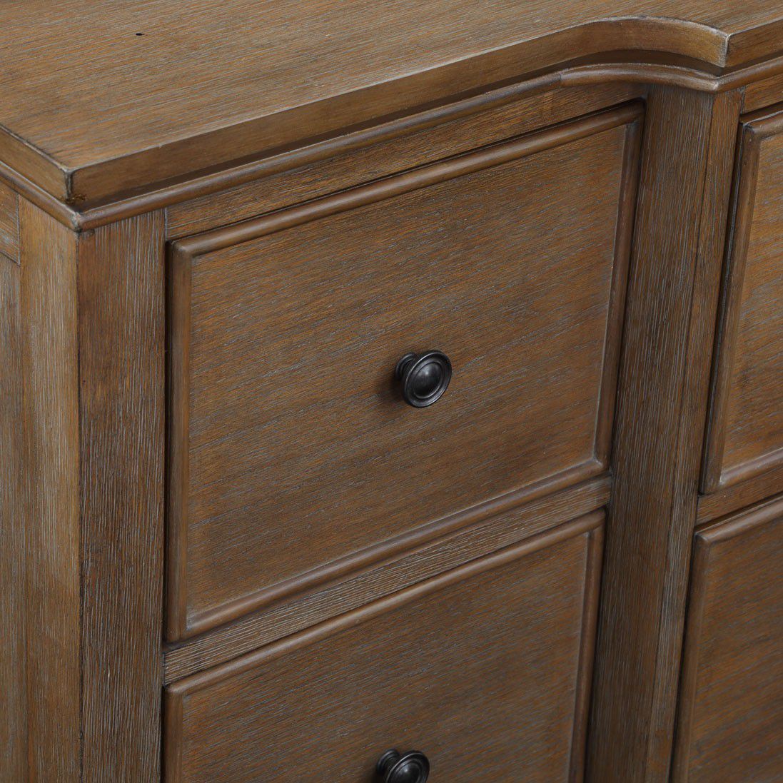 Safavieh Phineas 9 Drawer Sideboard - Walnut - Image 4