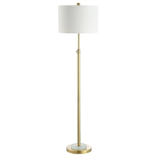 Safavieh Pierson Floor Lamp - Brass Gold - Image 2