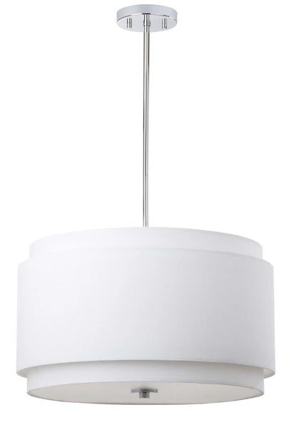 Safavieh Piran 3 Light 20-Inch Dia Adjustable Pendant - White - Image 2