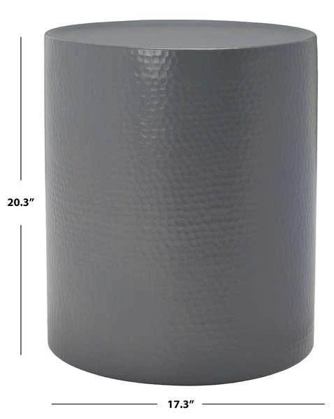 Safavieh Polonium Occasional Hammered Table - Dark Gray - Image 3