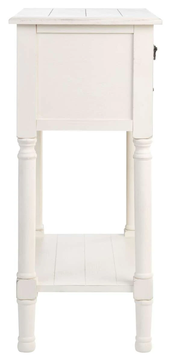 Safavieh Primrose 3 Drawer Console Table - Distressed White - Image 4