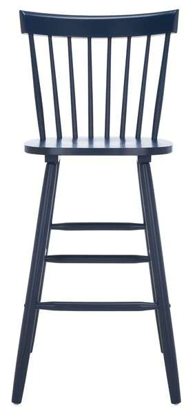 Safavieh Providence Bar Stool Set Of 2 - Navy - Image 2