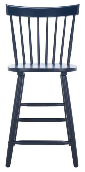 Safavieh Providence Counter Stool Set Of 2 - Navy - Image 2