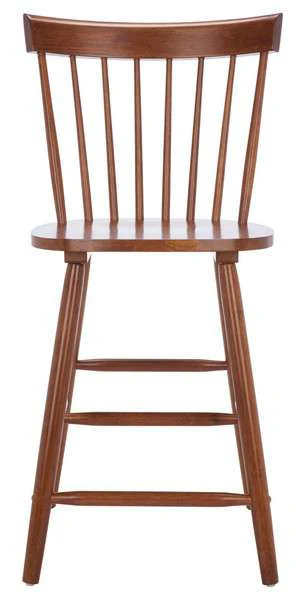 Safavieh Providence Counter Stool Set Of 2 - Walnut - Image 2