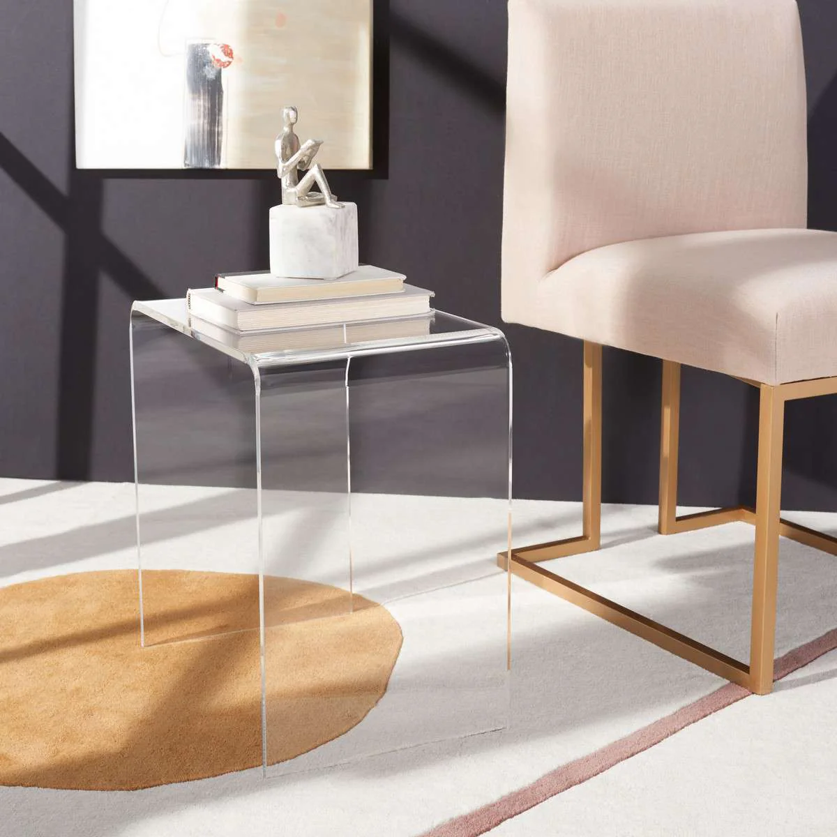 Safavieh Pryor Acrylic Side Table - Clear - Image 4