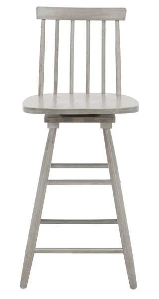 Safavieh Quai Swivel Counter Stool - Gray - Image 2