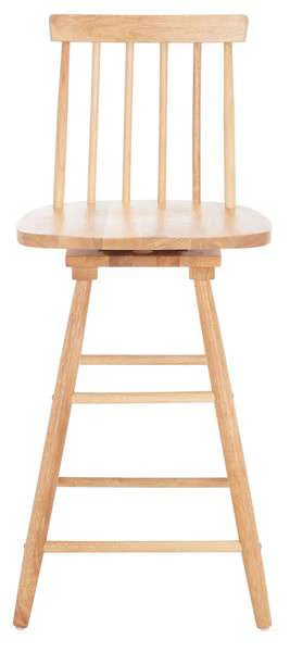 Safavieh Quai Swivel Counter Stool - Natural - Image 2