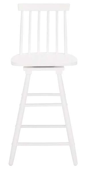 Safavieh Quai Swivel Counter Stool - White - Image 2