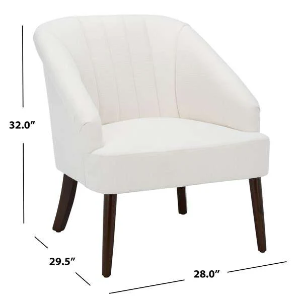 Safavieh Quenton Accent Chair - White - Image 4