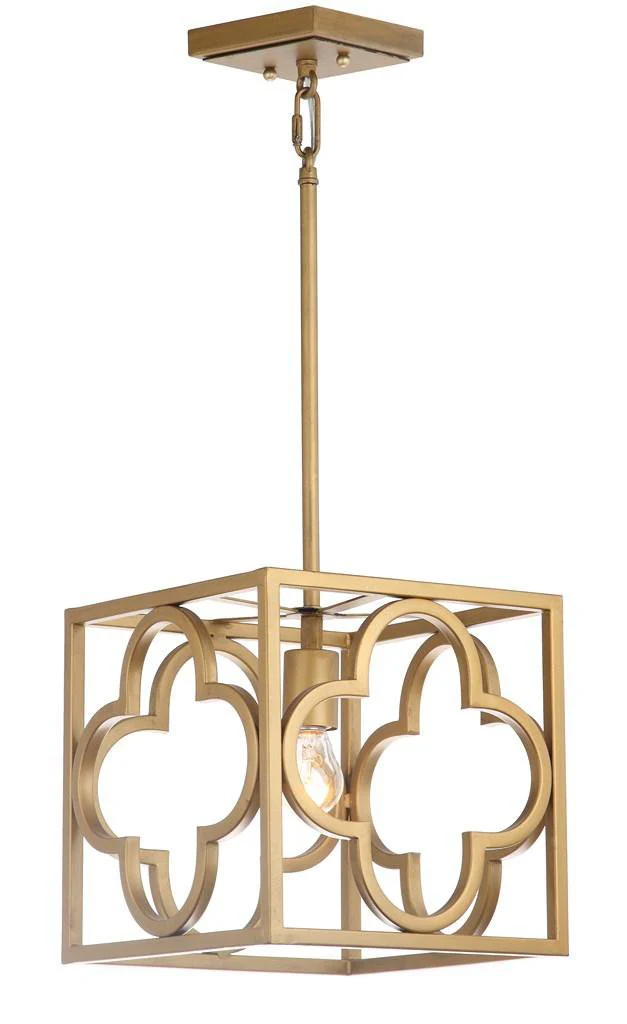 Safavieh Rabia Trellis Pendant - Gold - Image 3