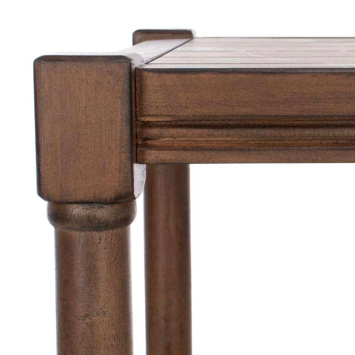 Safavieh Rafiki 3 Shelf Console Table - Brown - Image 4