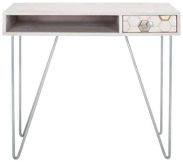 Safavieh Raveena Desk - White Wash - Image 2