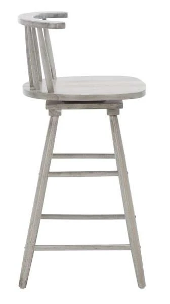 Safavieh Ray Swivel Counter Stool - Gray - Image 3