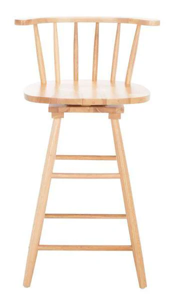 Safavieh Ray Swivel Counter Stool - Natural - Image 2