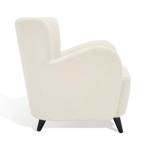 Safavieh Rayanne Modern Wingback Chair - Ivory - Image 4