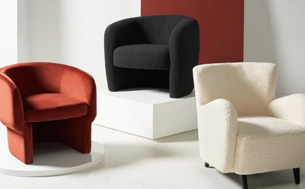 Safavieh Rayanne Modern Wingback Chair - Ivory - Image 5