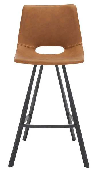 Safavieh Raylee Counter Stool - Cognac - Image 2