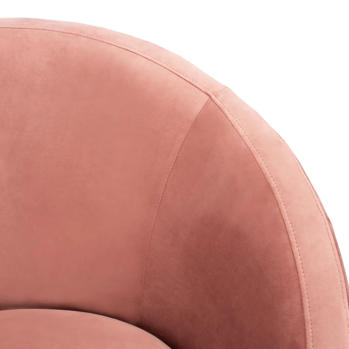 Safavieh Razia Channel Tufted Velvet Loveseat - Dusty Rose - Image 5