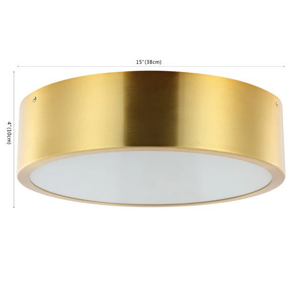 Safavieh Reda Flush Mount - Brass - Image 3
