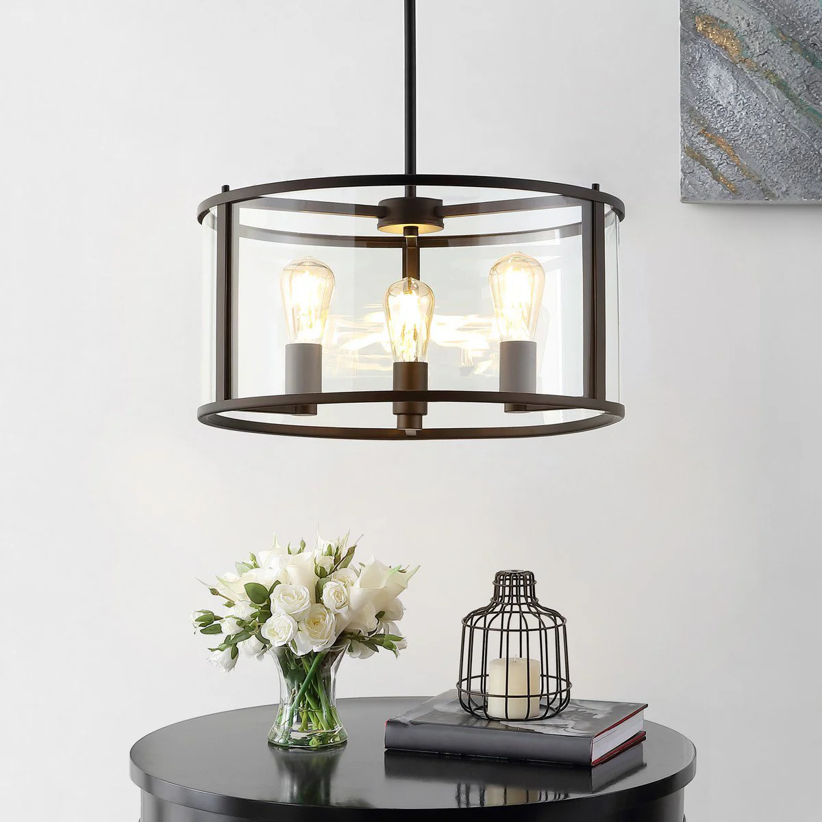 Safavieh Relom Pendant - Clear - Image 3