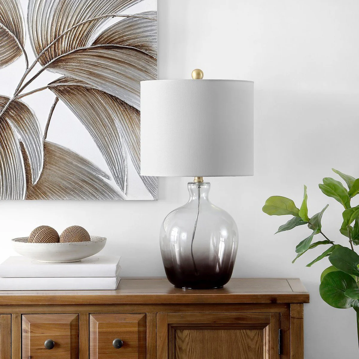 Safavieh Remzi Table Lamp - Ombre Grey - Image 3