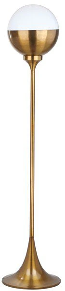 Safavieh Renato 63.5-Inch H Floor Lamp - Brass Gold - Image 2