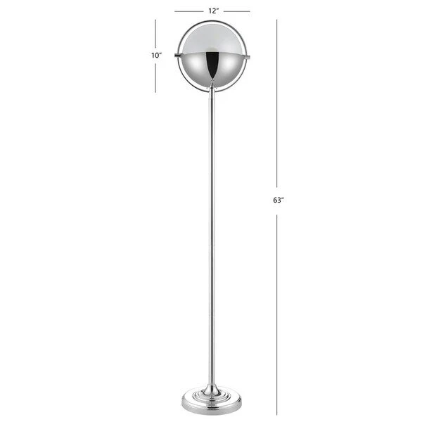 Safavieh Rensa Floor Lamp - Chrome - Image 3