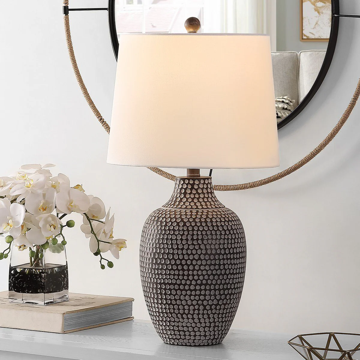 Safavieh Resler Table Lamp - Brown - Image 3