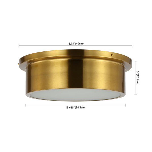 Safavieh Reyna Flush Mount - Brass - Image 3