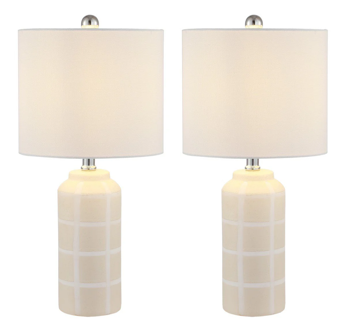Safavieh Rhett Ceramic Table Lamp Set Of 2 - Ivory - Image 3