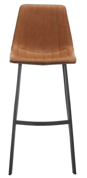 Safavieh Rhyatte Bar Stool - Cognac - Image 2