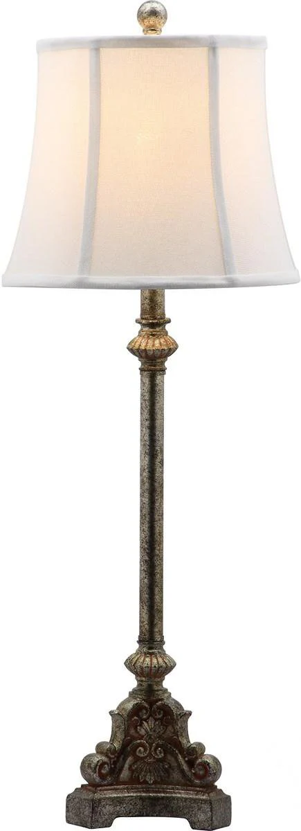 Safavieh Rimini 33.5-Inch H Console Table Lamp Set Of 2 - Antique Silver - Image 3