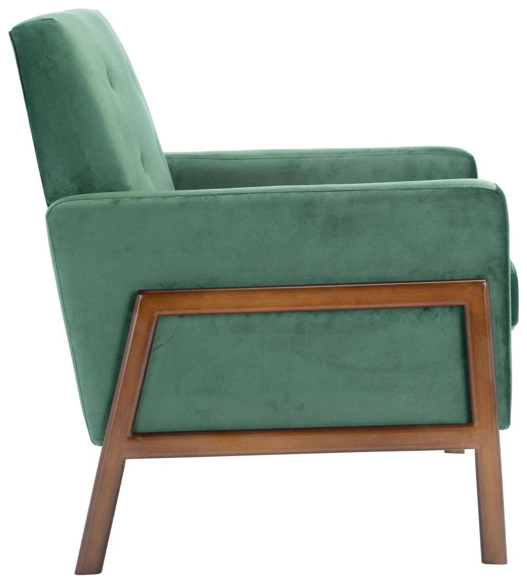 Safavieh Roald Sofa Accent Chair - Malachite Green Velvet - Image 4