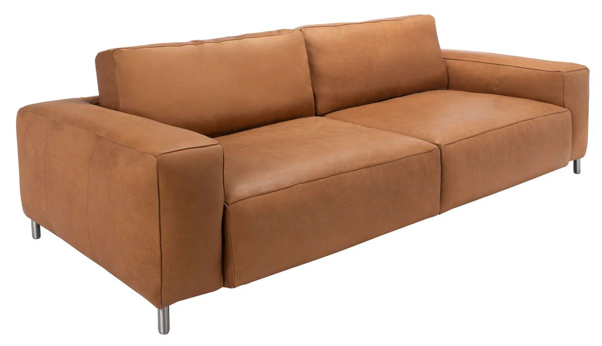 Safavieh Roderigo Leather Sofa - Camel - Image 3