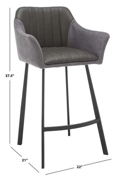 Safavieh Rodi Counter Stool - Gray - Image 4