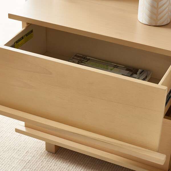 Safavieh Rodney 2 Drawer Nightstand - White Wash - Image 3