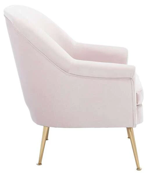 Safavieh Rodrik Accent Chair - Light Pink - Image 3