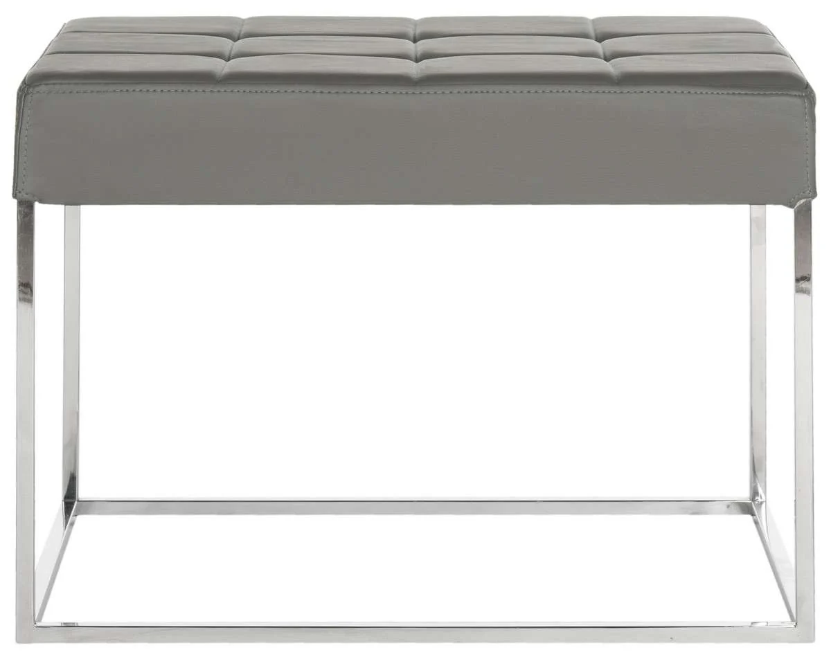 Safavieh Roitfeld Ottoman - Gray - Image 2