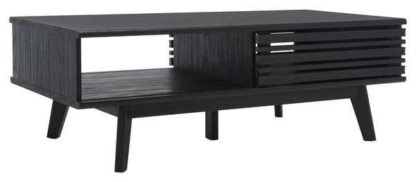 Safavieh Rori 1 Shelf Coffee Table - Black - Image 3