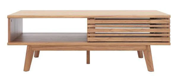 Safavieh Rori 1 Shelf Coffee Table - Oak - Image 2