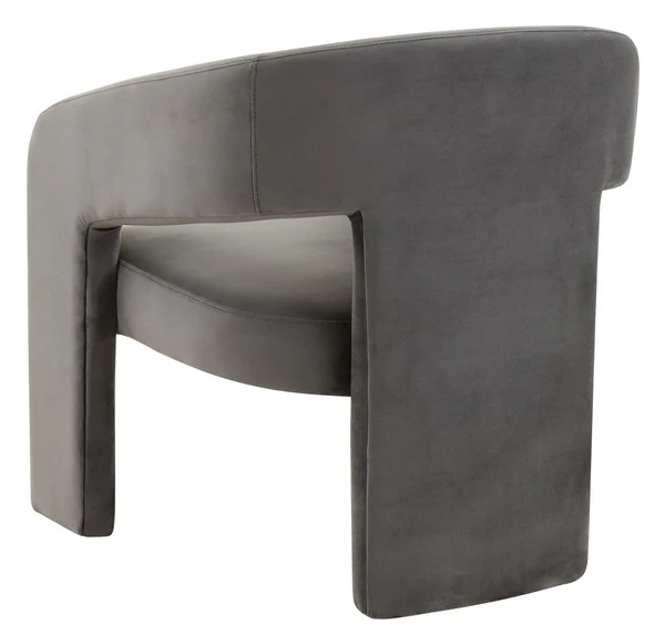 Safavieh Roseanna Modern Accent Chair - Dark Gray - Image 5