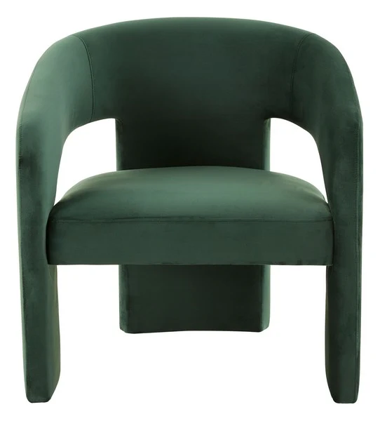 Safavieh Roseanna Modern Accent Chair - Forest Green - Image 2