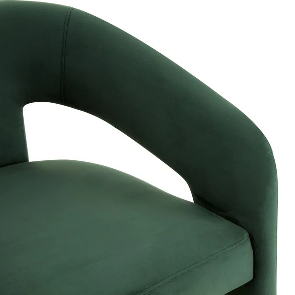 Safavieh Roseanna Modern Accent Chair - Forest Green - Image 4