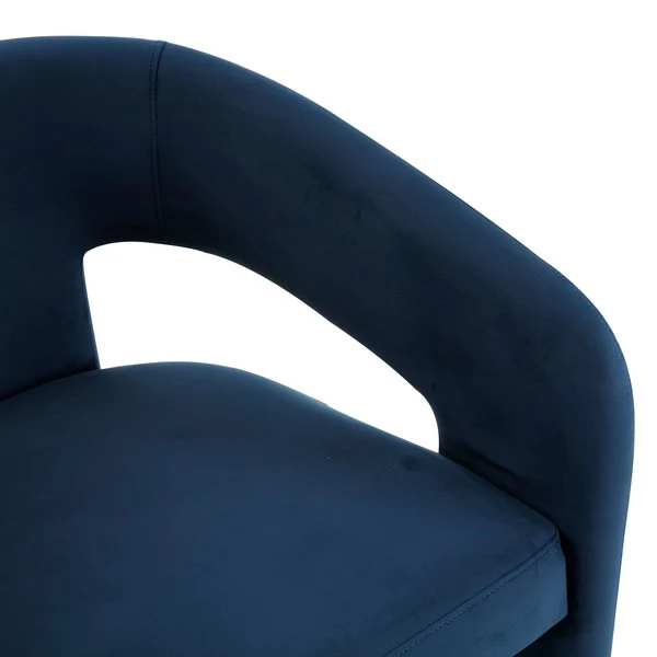 Safavieh Roseanna Modern Accent Chair - Navy - Image 4