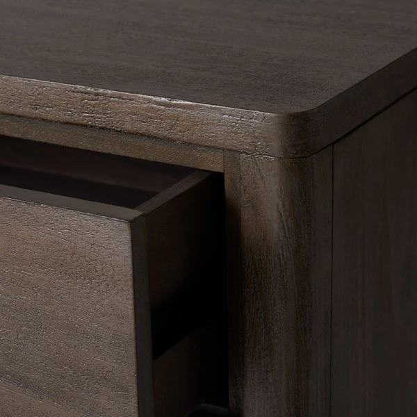 Safavieh Rosey 3 Drawer Wood Nightstand - Light Brown - Image 5