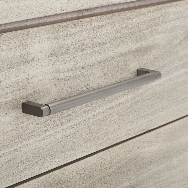 Safavieh Rosey 3 Drawer Wood Nightstand - Light Gray - Image 5
