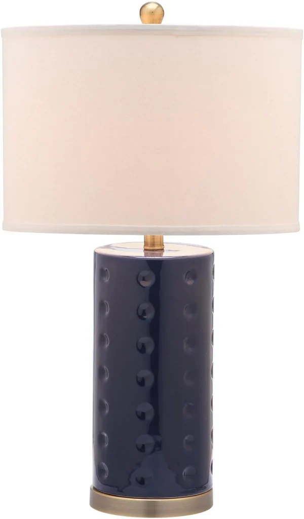 Safavieh Roxanne 26-Inch H Table Lamp Set Of 2 - Navy - Image 3